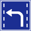 進行方向別通行区分の標識「左折の通行区分」 仮免･本免･学科試験の豆知識