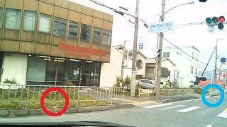 右折時の視点とふらつき１ ペーパードライバー運転初心者に役立つ運転の豆知識