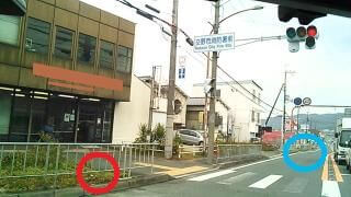 右折時の視点とふらつき２ ペーパードライバー運転初心者に役立つ運転の豆知識